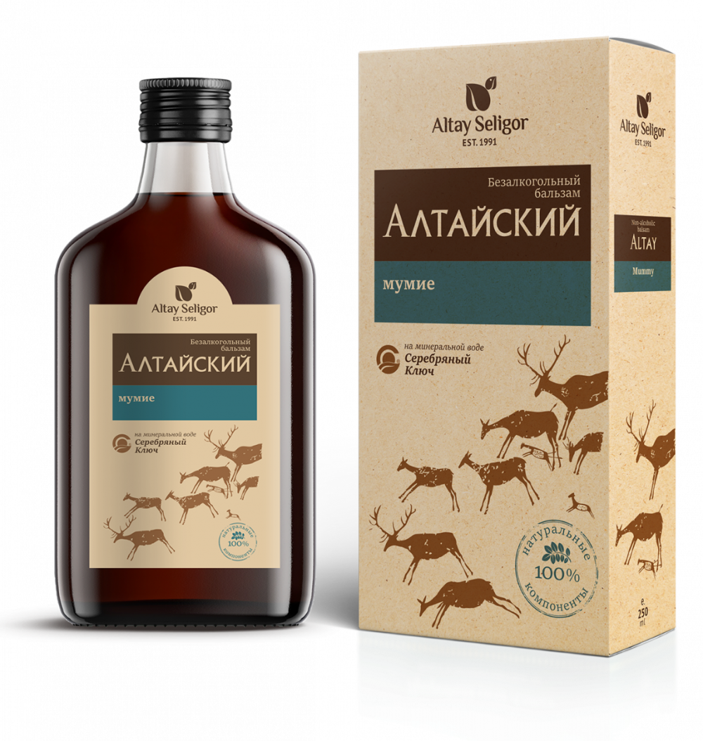 Бальзам алтайский (с мумие) 250мл в Нур-Султане — купить недорого по ...
