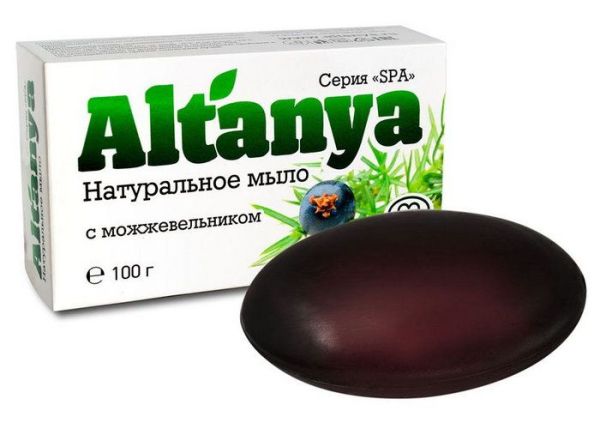 Изображение товара Мыло Алтания натуральное с можжевельником, 100 г Мыло Алтания натуральное с можжевельником, 100 г фотография